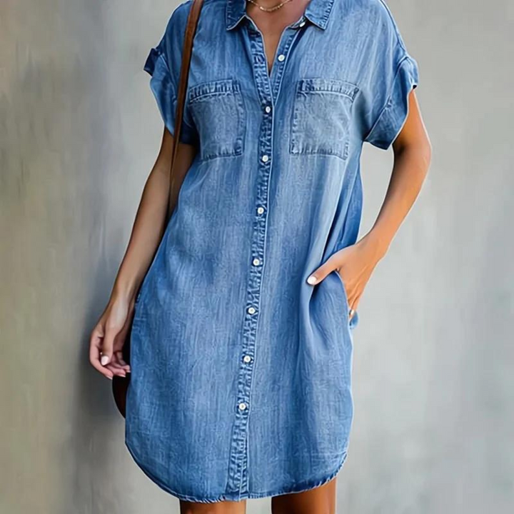 Luna | Chic denim dress