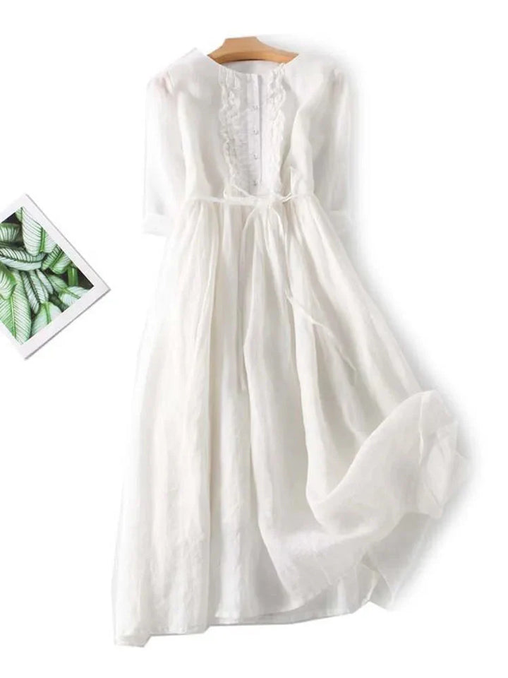 Laureen | Elegant linen dress