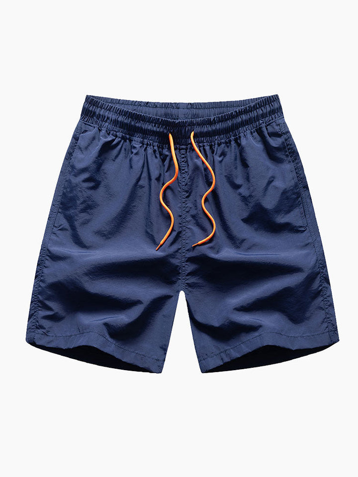Island Sailing Print Button Up Shirt & Swim Shorts