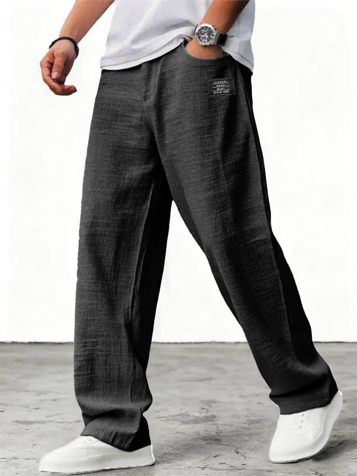 The Daily Linen — Relaxed Drawstring Trousers