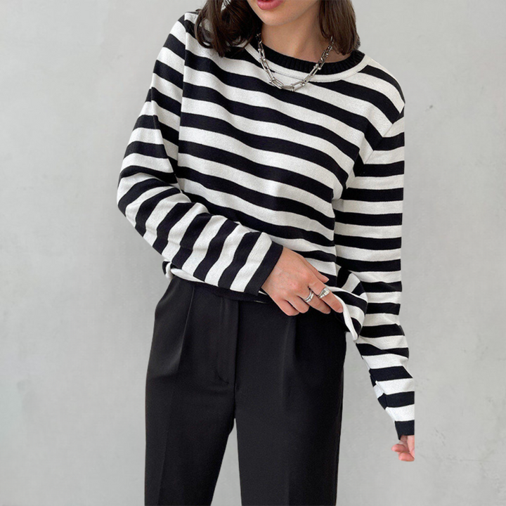 Dagmar | Elegant striped women's T-shirt