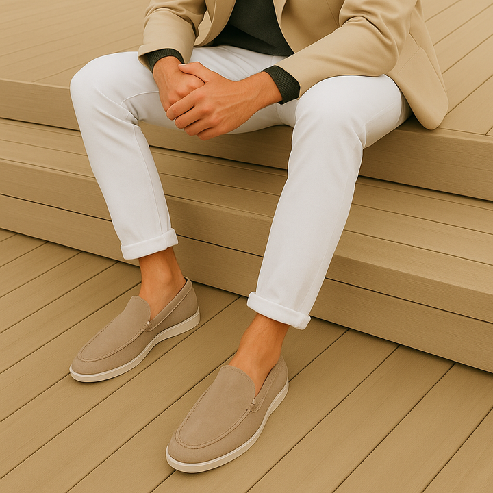 Elegant suede loafers – as stylish as designer ones, but much more affordable