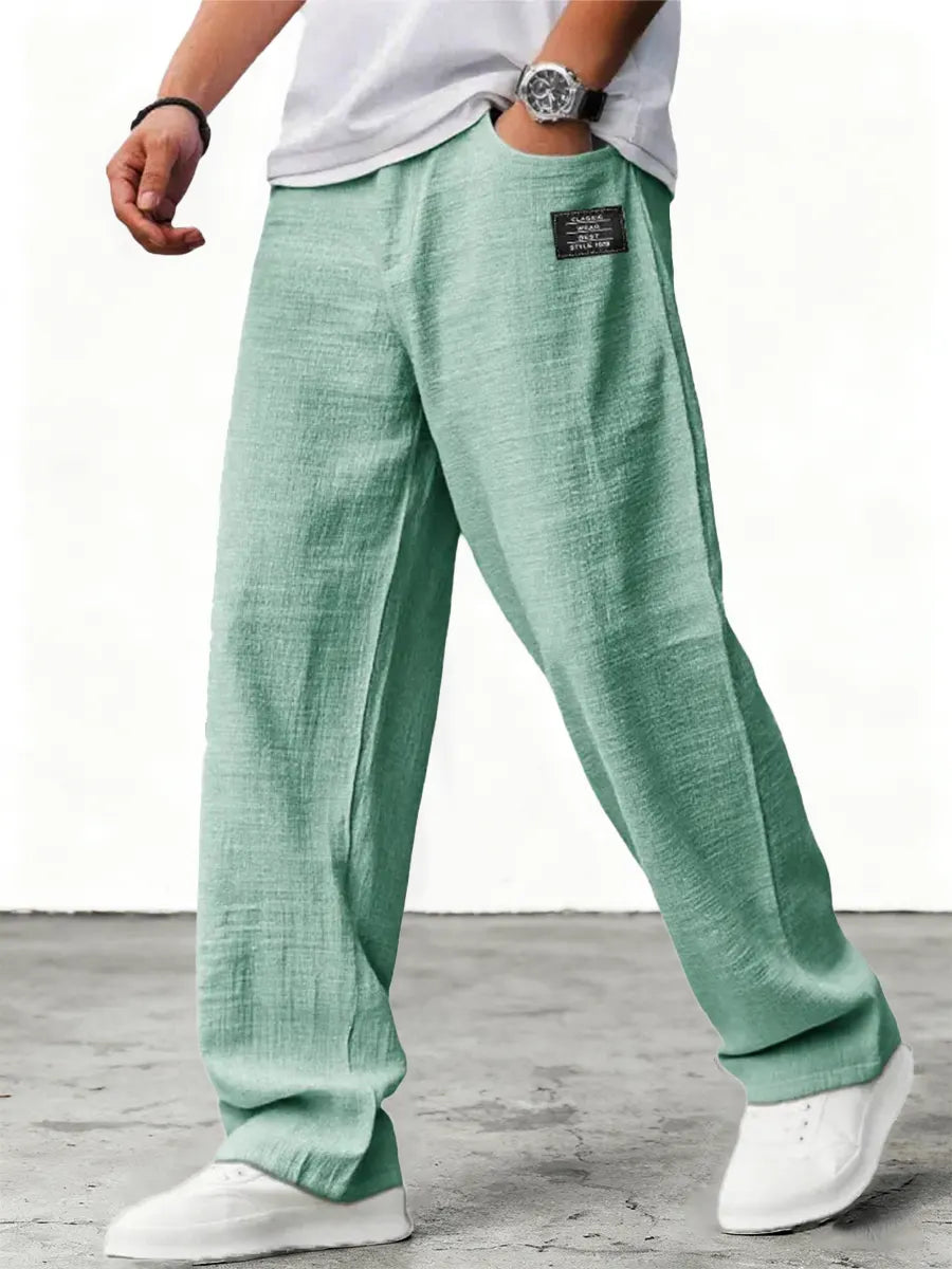 The Daily Linen — Relaxed Drawstring Trousers