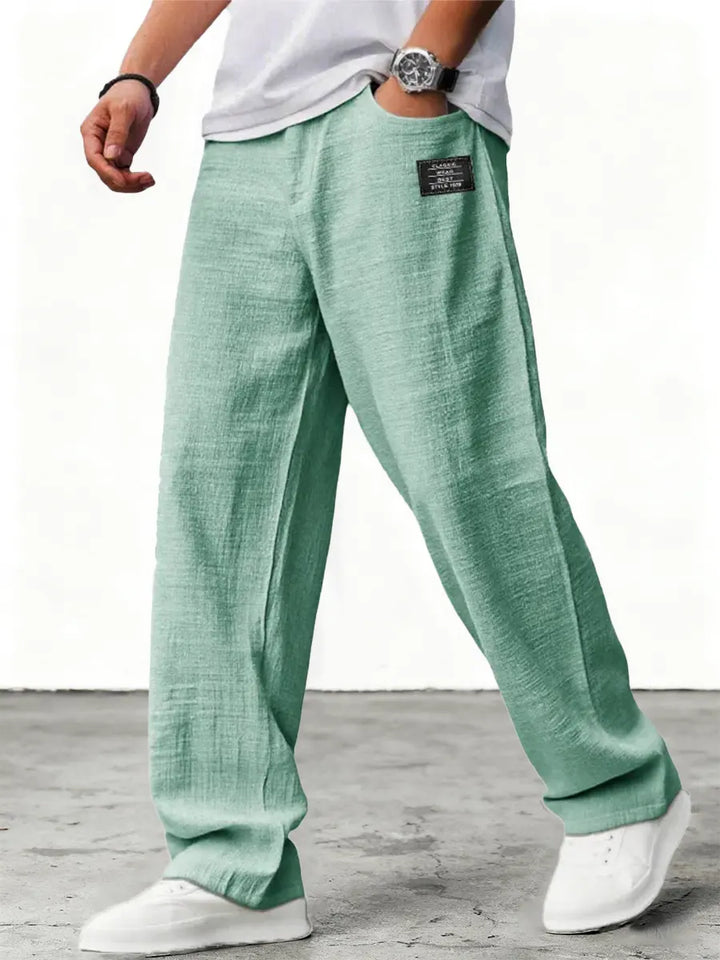 The Daily Linen — Relaxed Drawstring Trousers