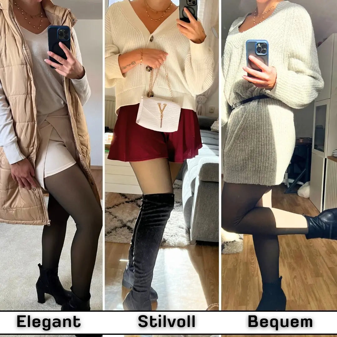 Fleece tights | Stylish comfort &amp; warmth for winter