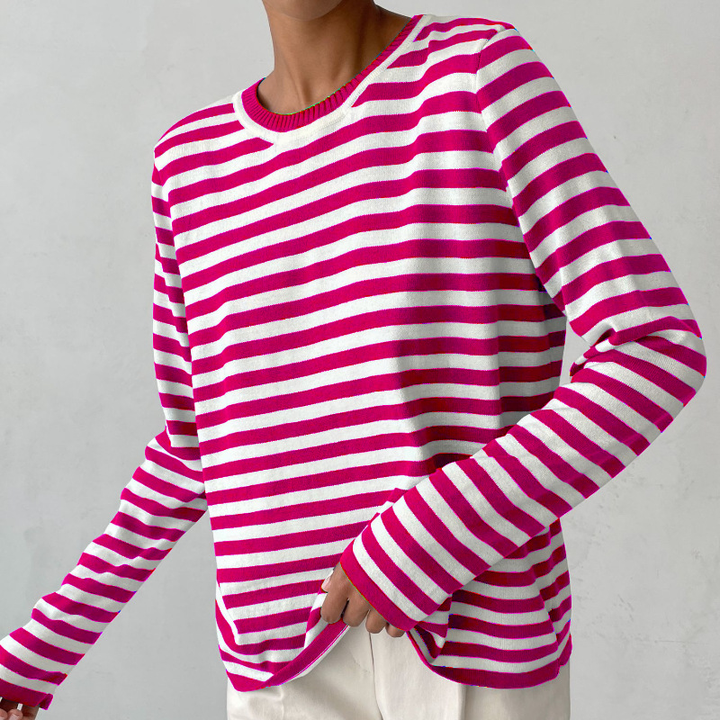 Dagmar | Elegant striped women's T-shirt