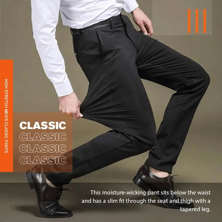 Lorens- Classic men's trousers with good elasticity