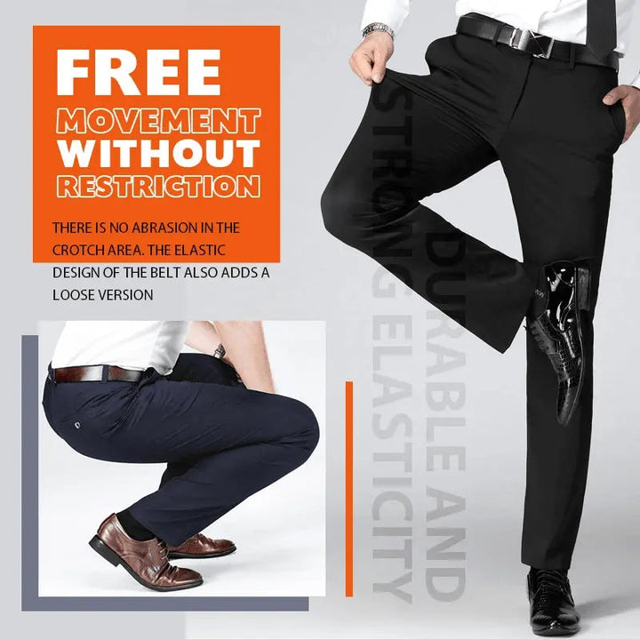 Lorens- Classic men's trousers with good elasticity
