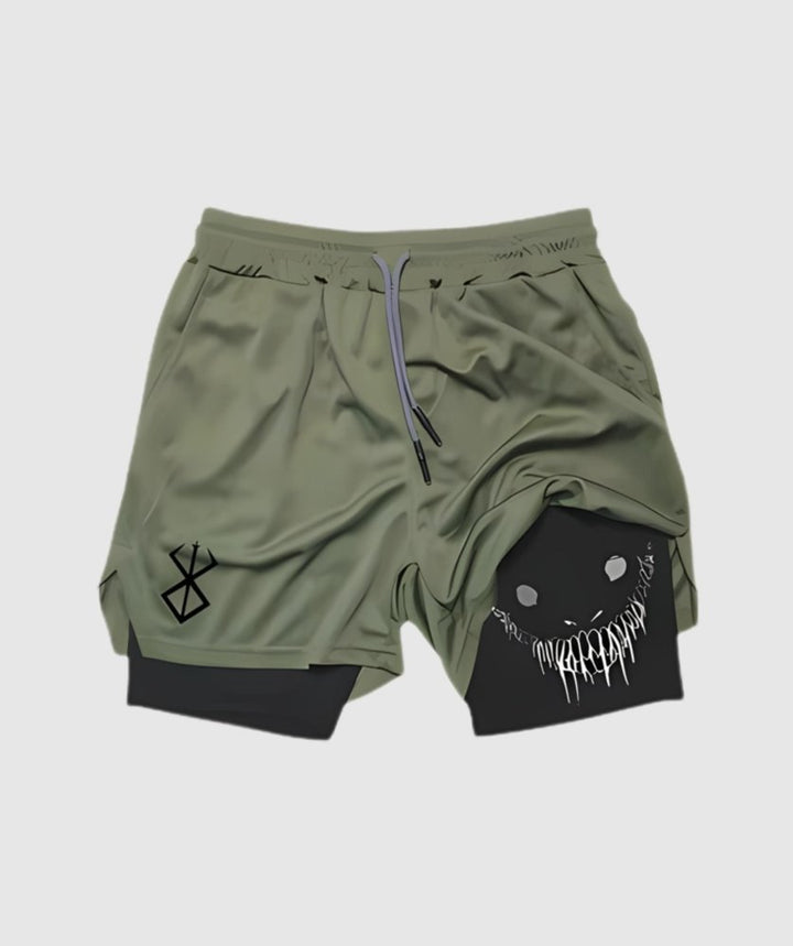 MK Anime Berserk Gym Shorts