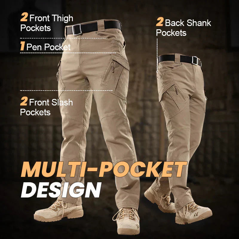 IX9 Tactical Trousers — Waterproof Multi-Pocket Utility